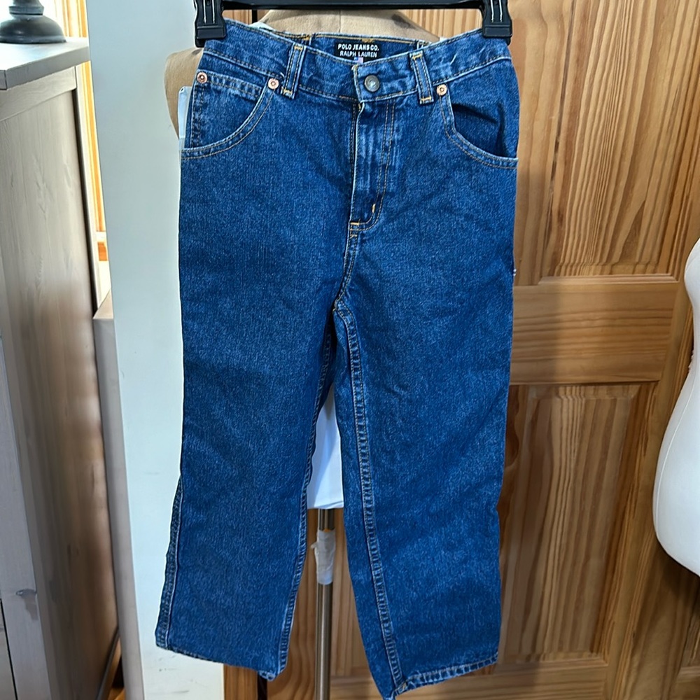 POLO BOYS JEAN CO RALPH LAUREN BOYS 7 DENIM JEAN NEVER WORN W / TAGS